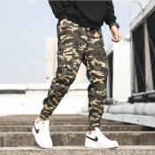 JF229 Camo Jogger Pants - Jinfeng Jeans