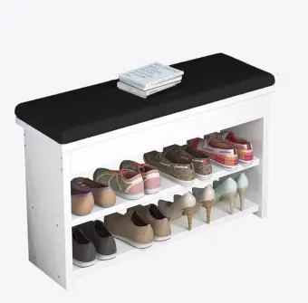 2 Tier Shoe Storage Stool Living Room Shoe Rack Simple Change Shoe Bench Organizer Cabinet Hallway Seat Chair Shelf Holder Lazada Ph