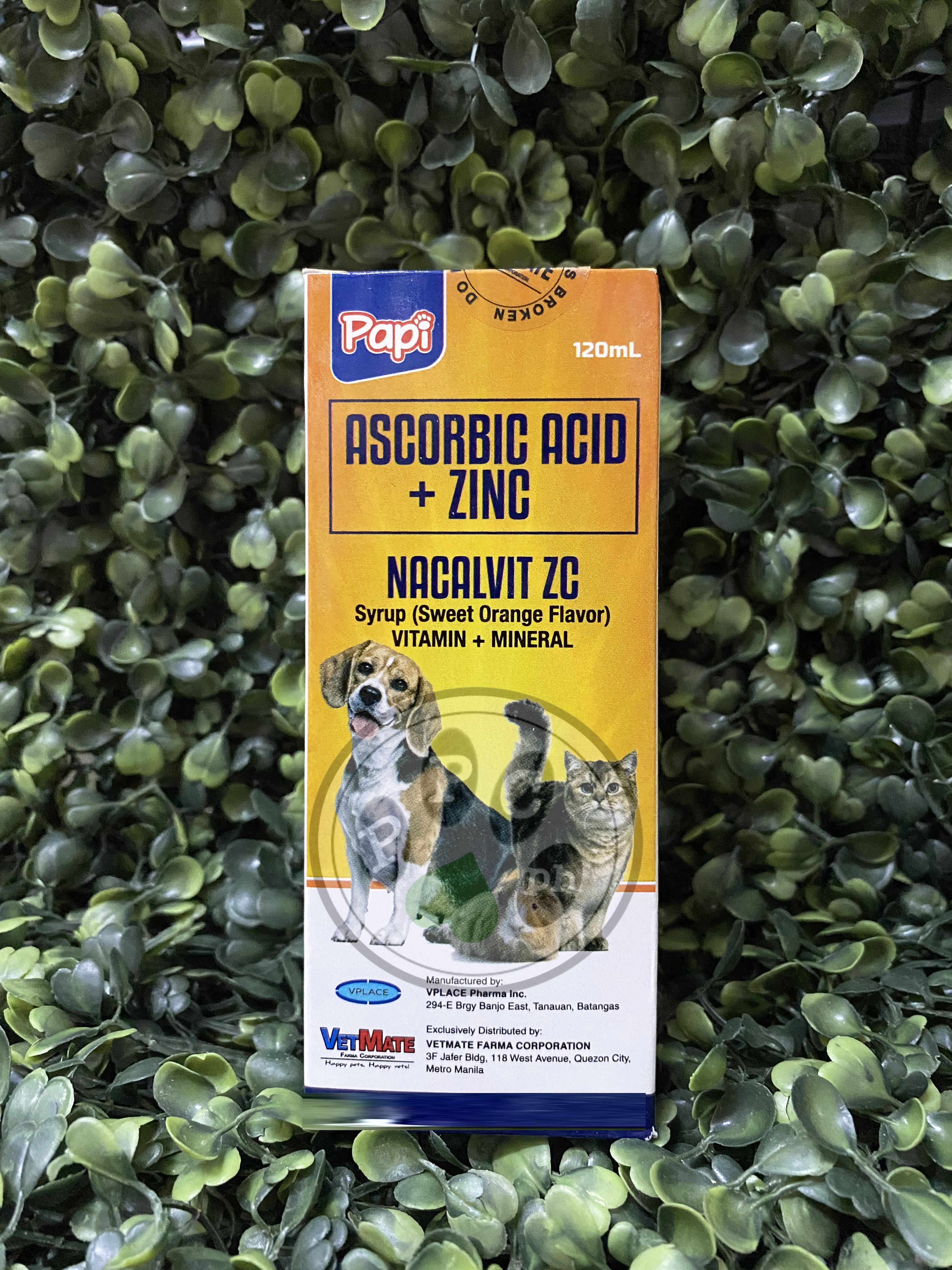 PAPI Nacalvit ZC Vitamins + Zinc Syrup for Pets 120ml Lazada PH