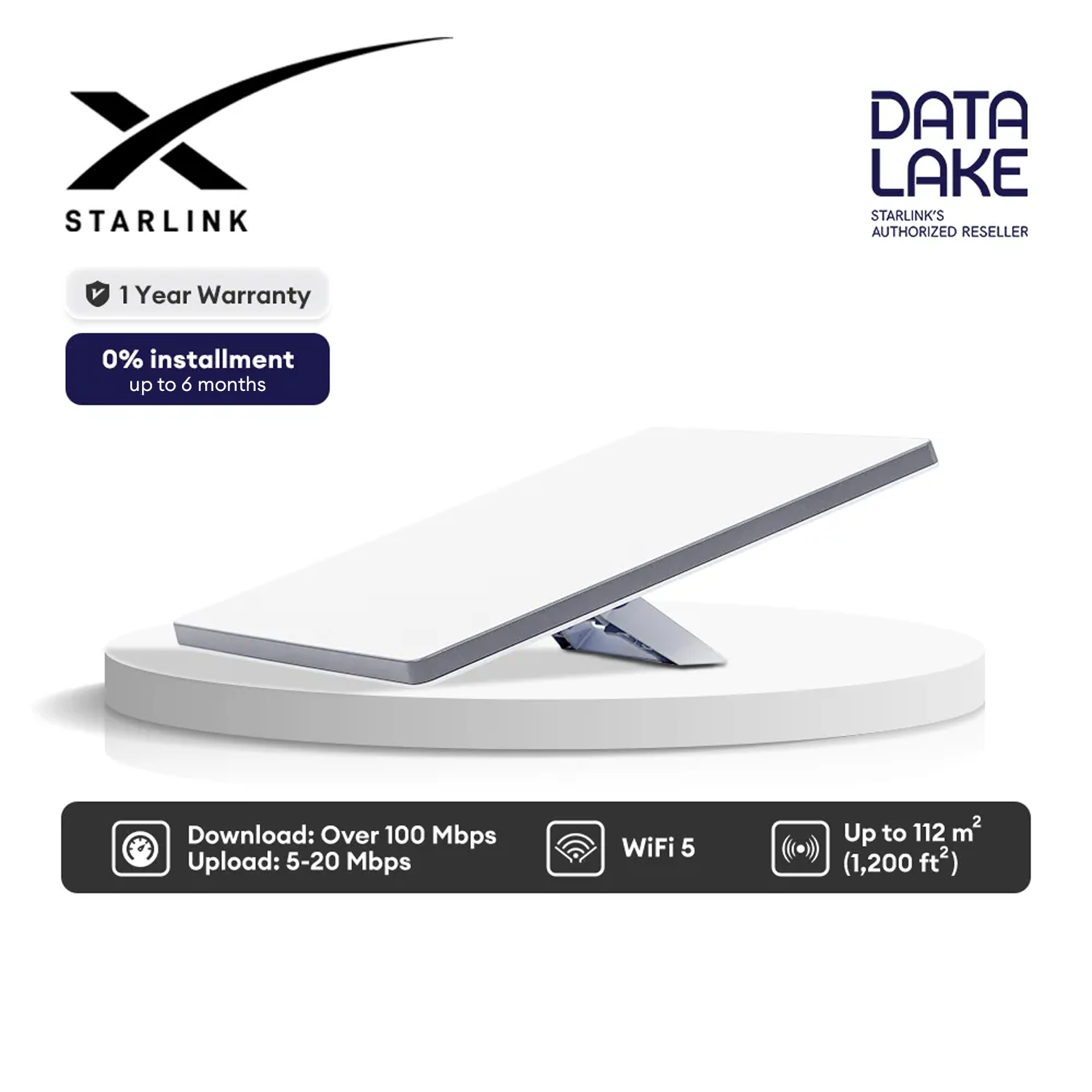 Starlink Mini Compact Portable Kit with Built-In WiFi Router High