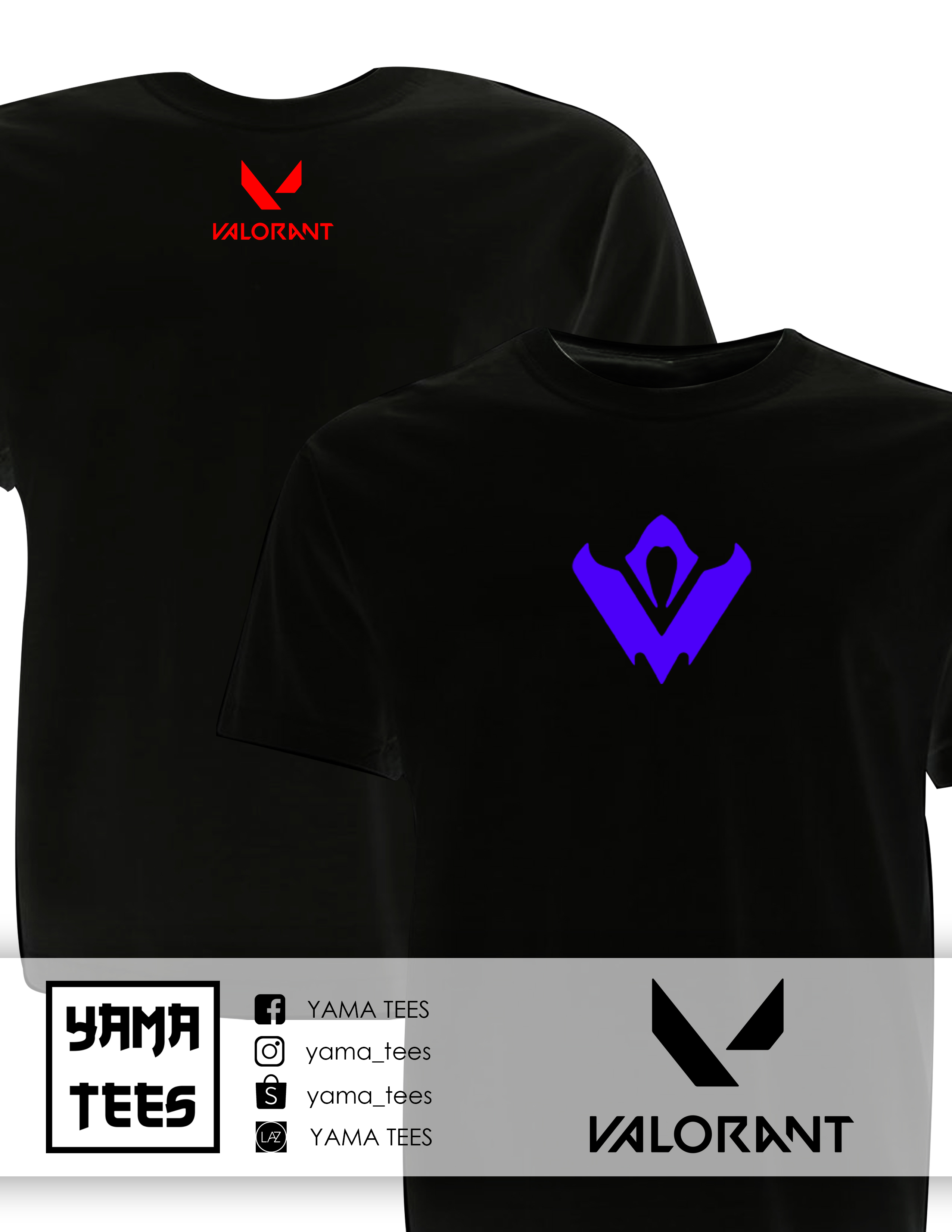 Valorant Omen T Shirt Yama Tees Lazada Ph