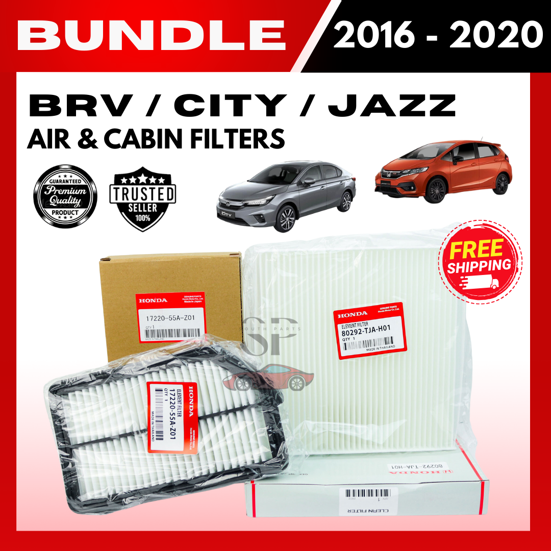 BUNDLE SALE! Cabin Air Filters For Honda BRV, City, Jazz (2016