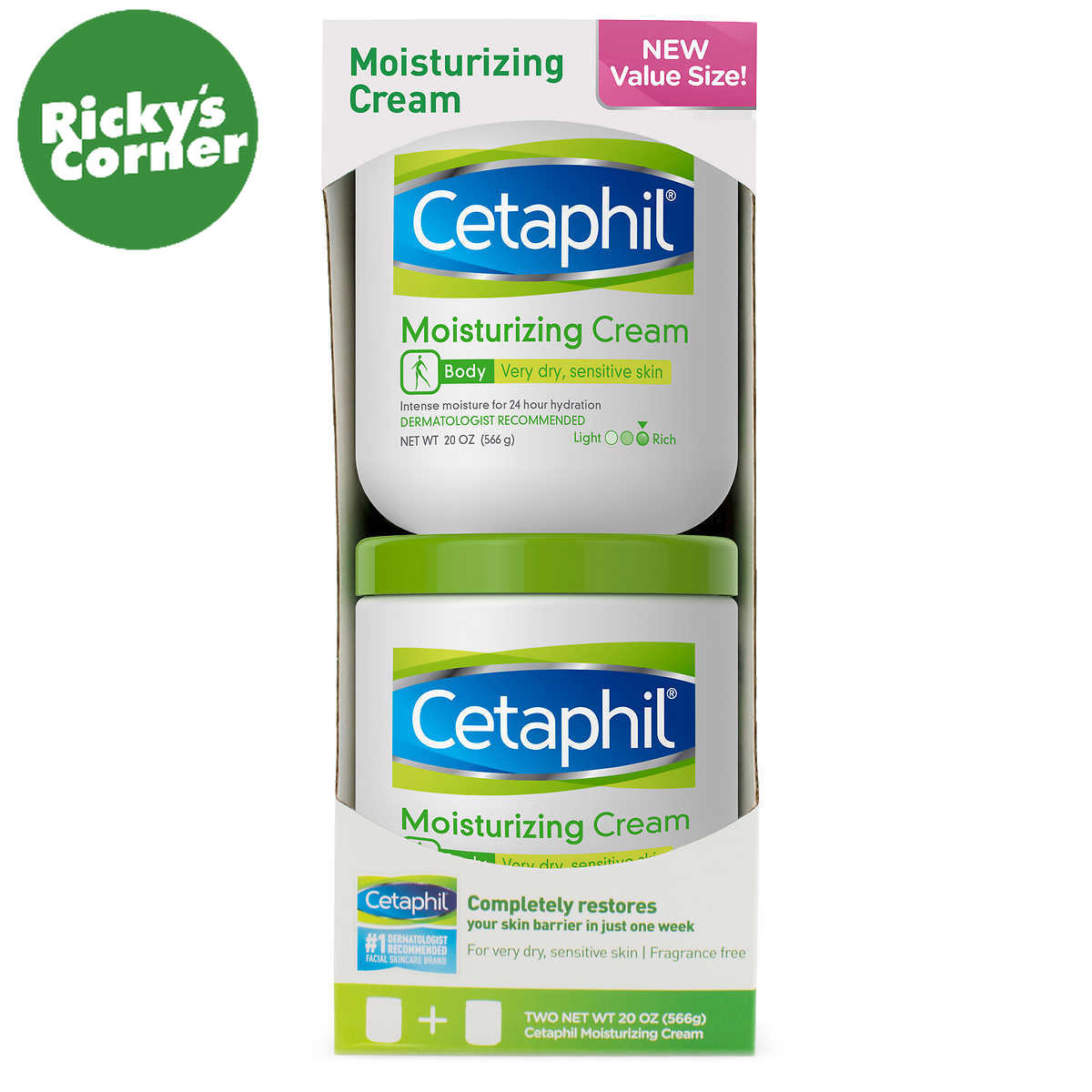 Cetaphil Moisturizing Cream 20 oz, 2pack Lazada PH