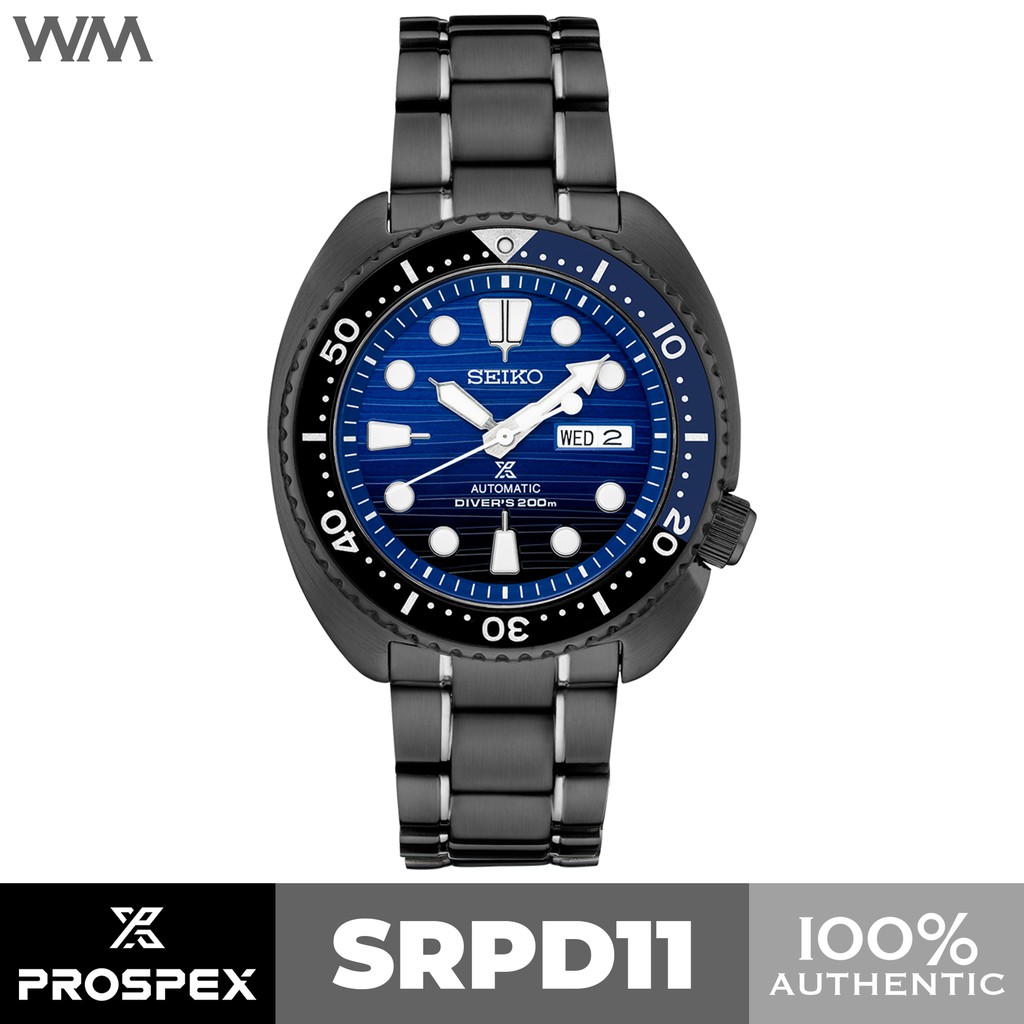 Seiko Prospex Turtle Stainless Steel Automatic 200m Divers Watch