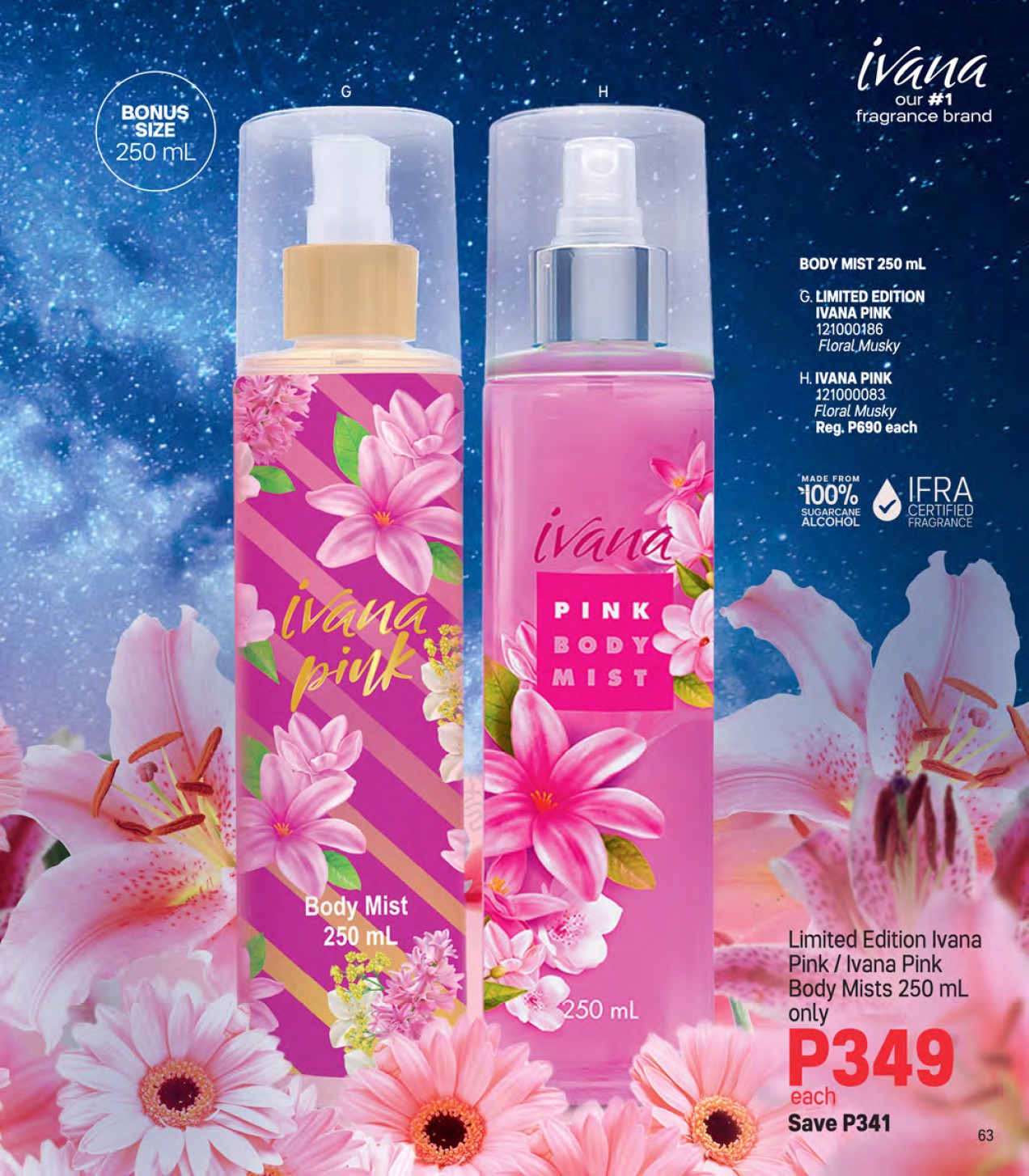 Ivana pink best sale body mist