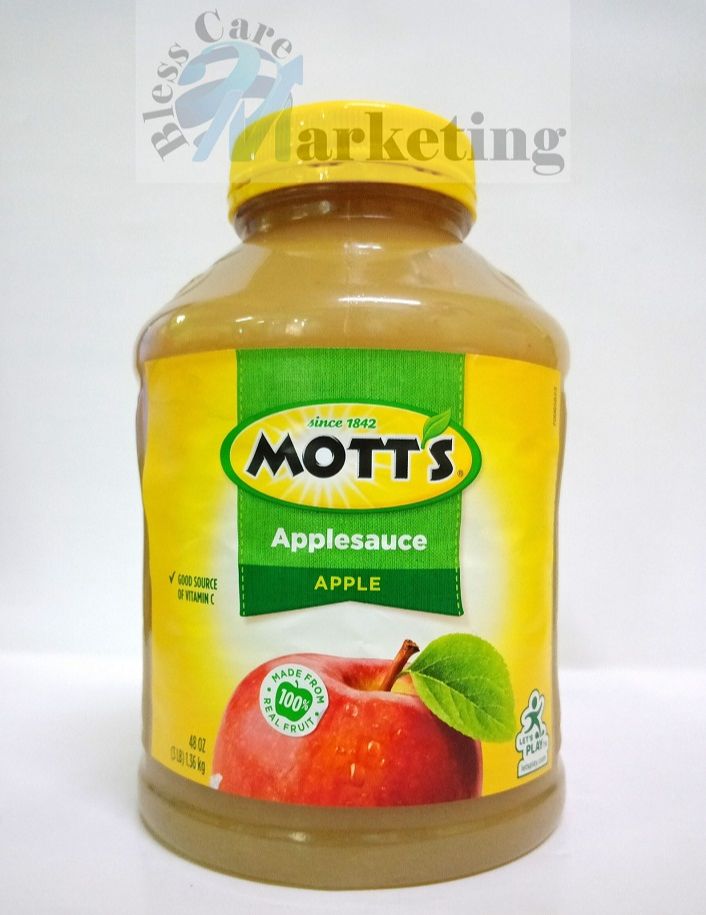 MOTT'S APPLESAUCE APPLE, GOOD SOURCE OF VITAMIN C 48OZ (3 LB) 1.36Kg