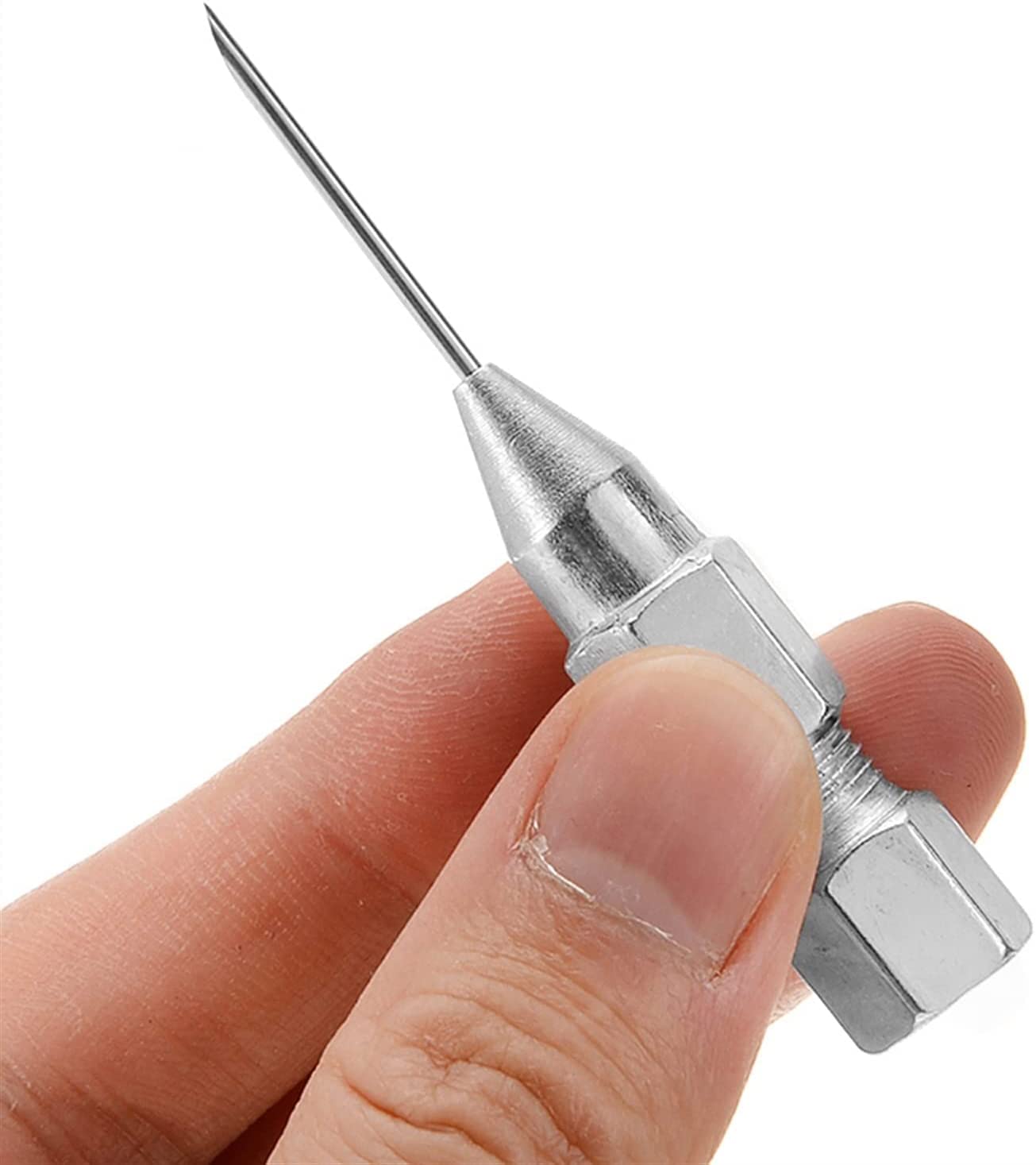 5Pcs 70mm Grease Needle Nozzle Needle Nose Grease Gun Head for