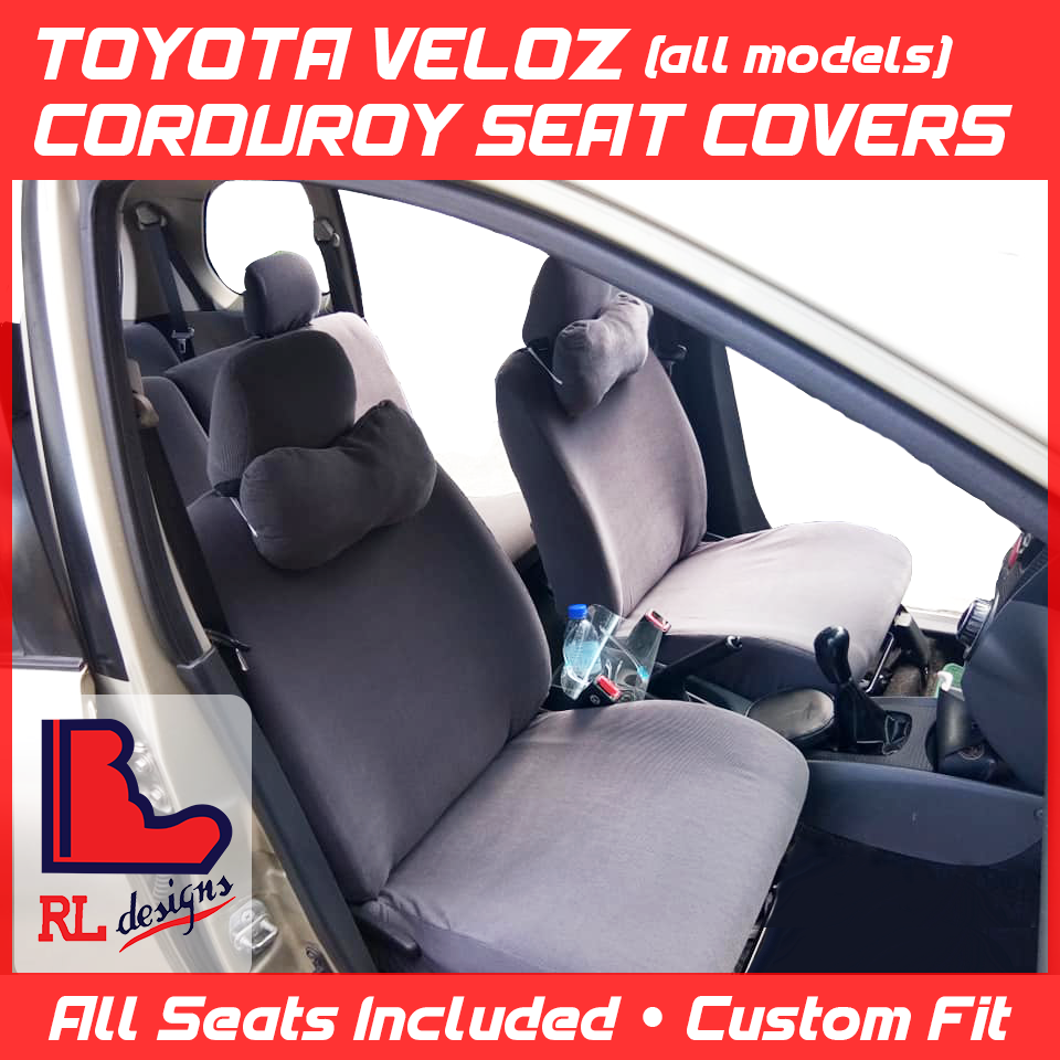 Toyota Veloz Corduroy Seat Covers (All Seats Included Custom Fit