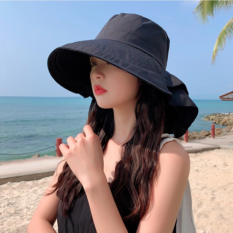 18CM Big Hat for Women Summer Hat for Women Sun Protection Hat UV