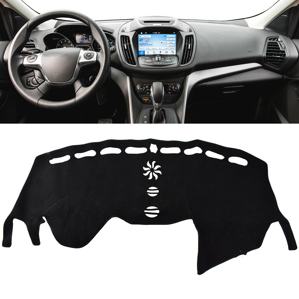 Front Dashboard Cover Car For Ford Escape Kuga 2013-2019 Black Car Dash  Board Heat Proof Mat Anti-Sun Shield Pad Shade Strip | Lazada PH