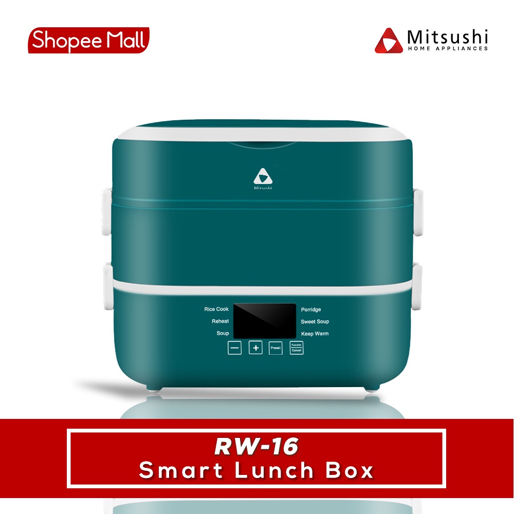 Mitsushi RW16 Smart Bento Lunch Box Electric Heating Container Food