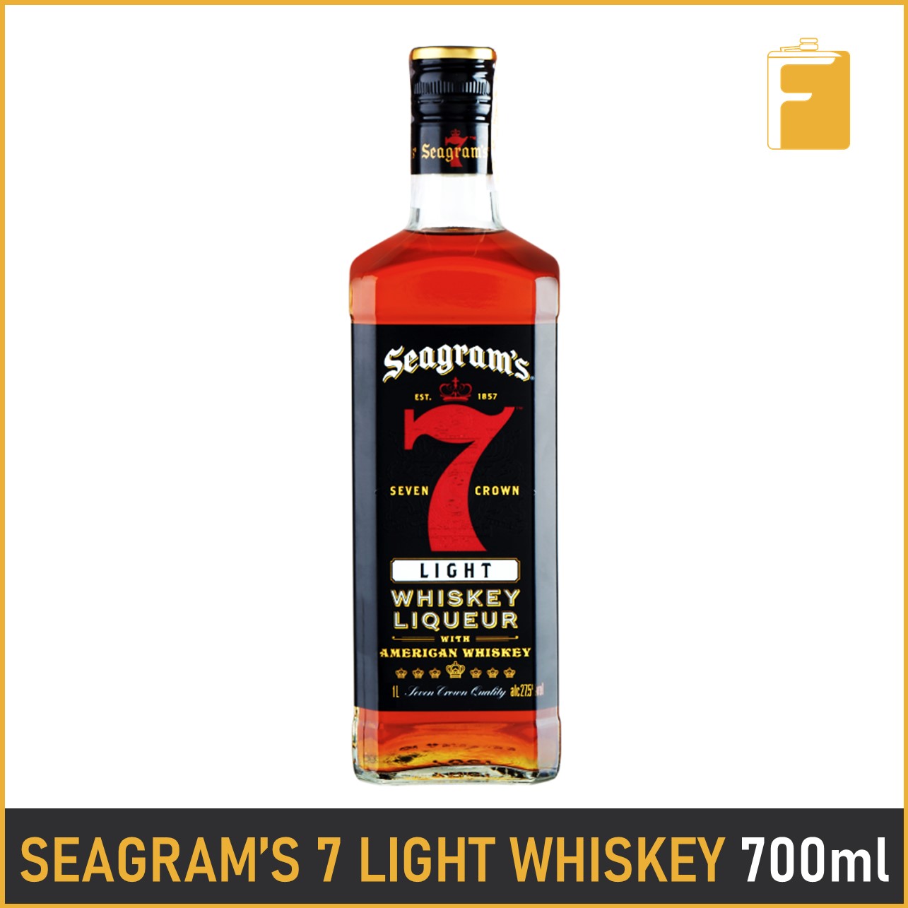 Seagram's 7 Light Whiskey Liqeur 700mL Lazada PH