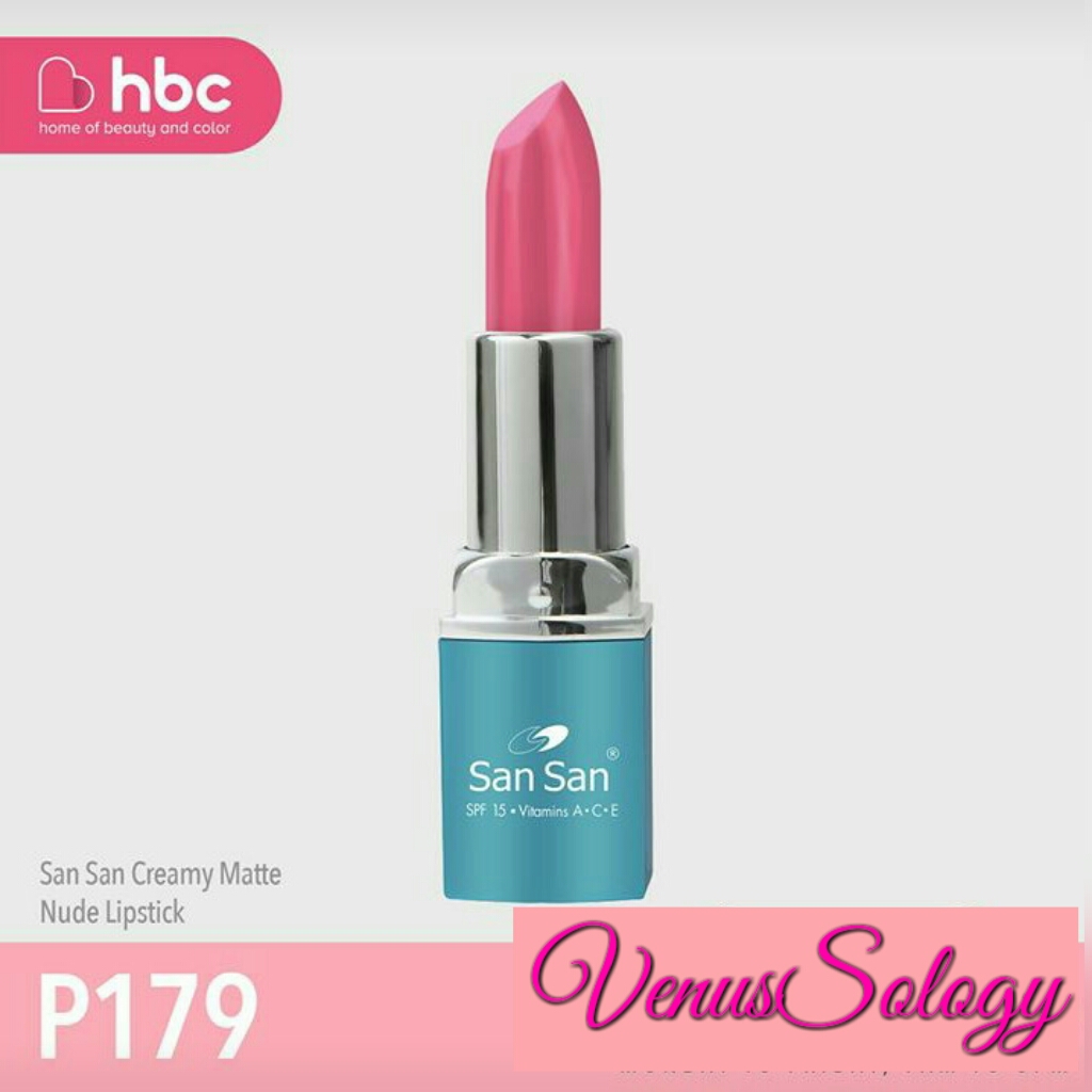 san san creamy matte lipstick