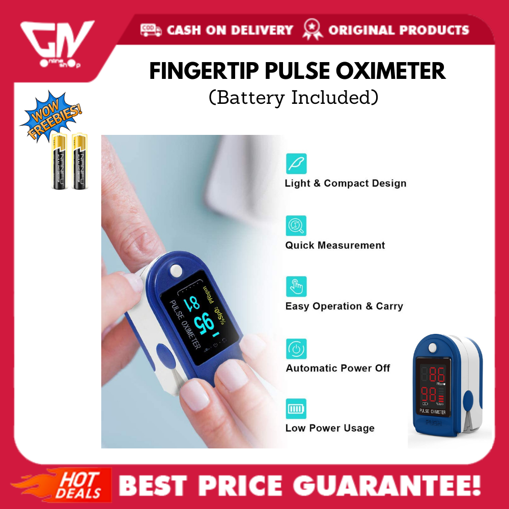 [GN] Fingertip Pulse Oximeter Blood Oxygen Saturation and Heart Rate