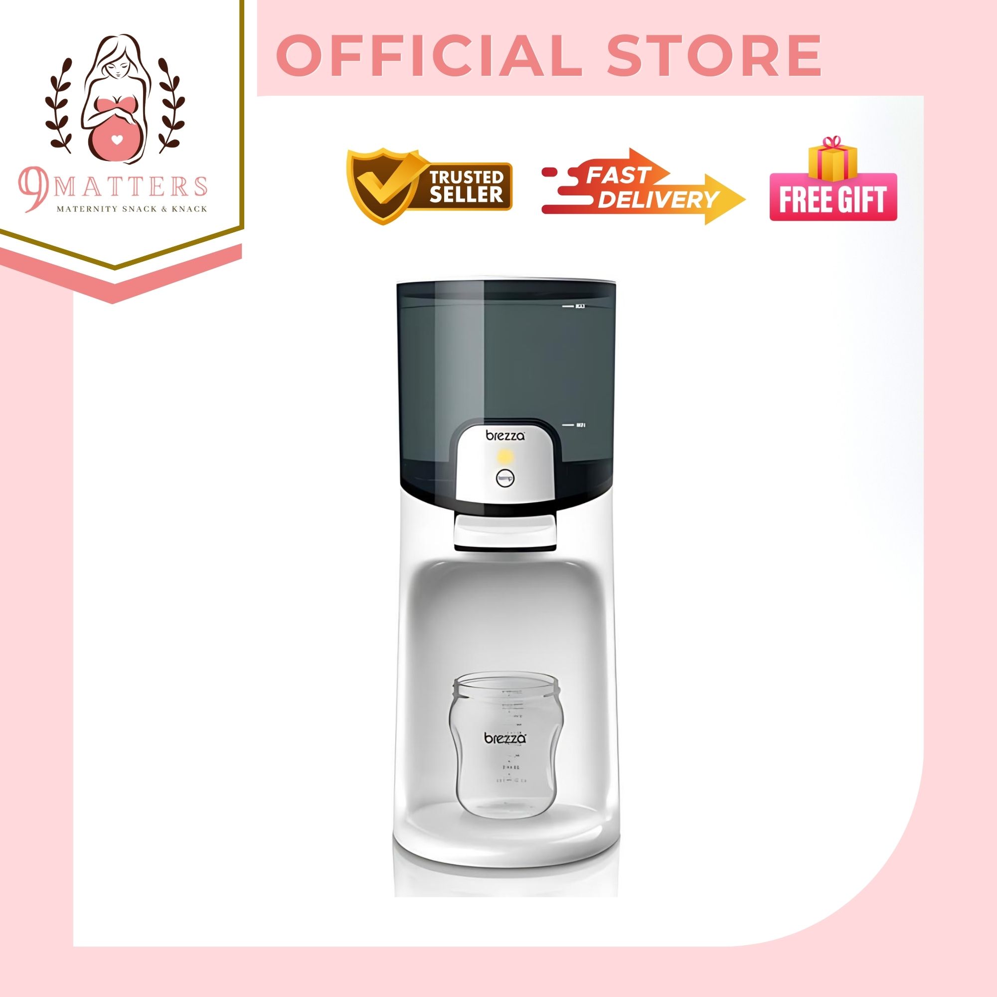Baby Brezza Instant Bottle Warmer I Dispenses Warm Water Instantly