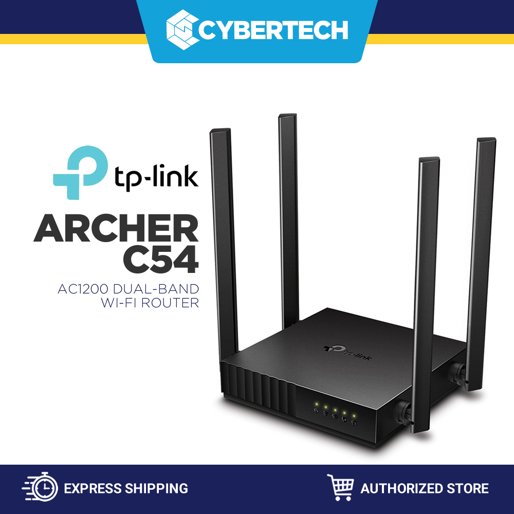 Cybertech TP Link Archer C54 AC1200 Dual Band Wi Fi Router Lazada PH