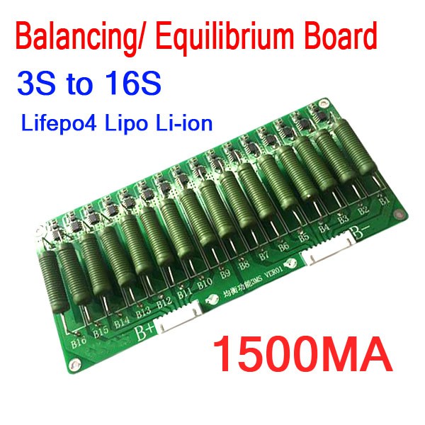 3S 16S High Current Lithium Battery Balance Board 60V 48V 1.5A