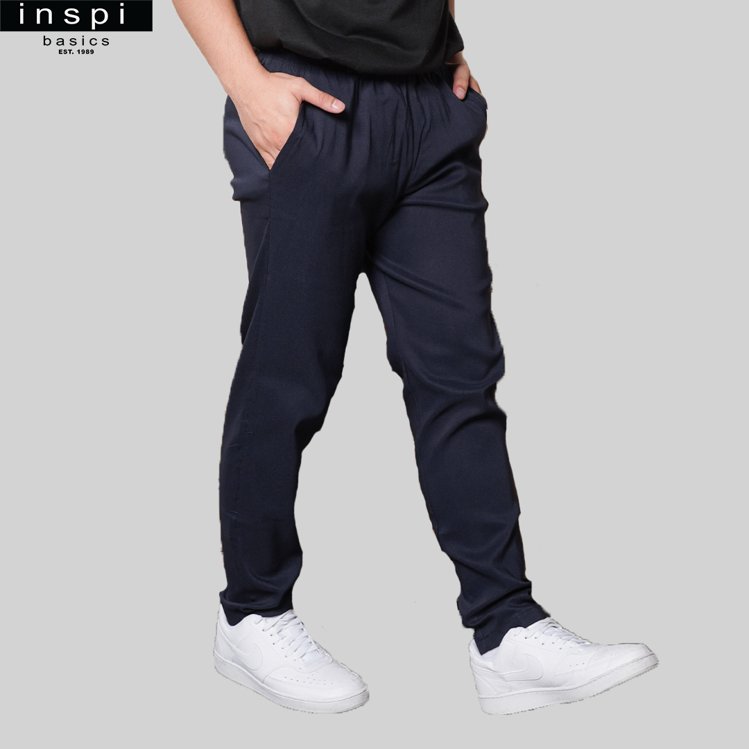 INSPI Basics Trouser Pants for Men with Pockets and Drawstring High ...