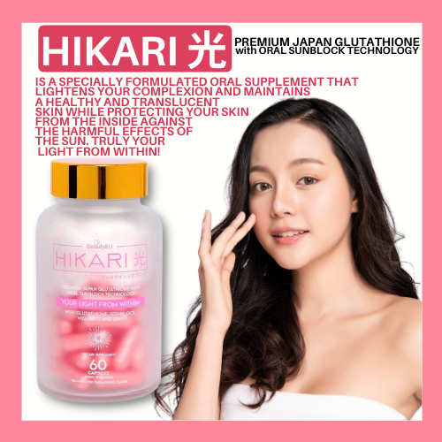 hikari glutathione price philippines Glam Essentials [CERTIFIED AUTHENTIC] [VERY EFFECTIVE] Gluta Japan - 60 Capsules (Glutathione, Collagen, Vitamin C, Vitamin E, etc) Skin Whitening Capsule [60 CAPS] Aurum Hikari Premium Glutathione for