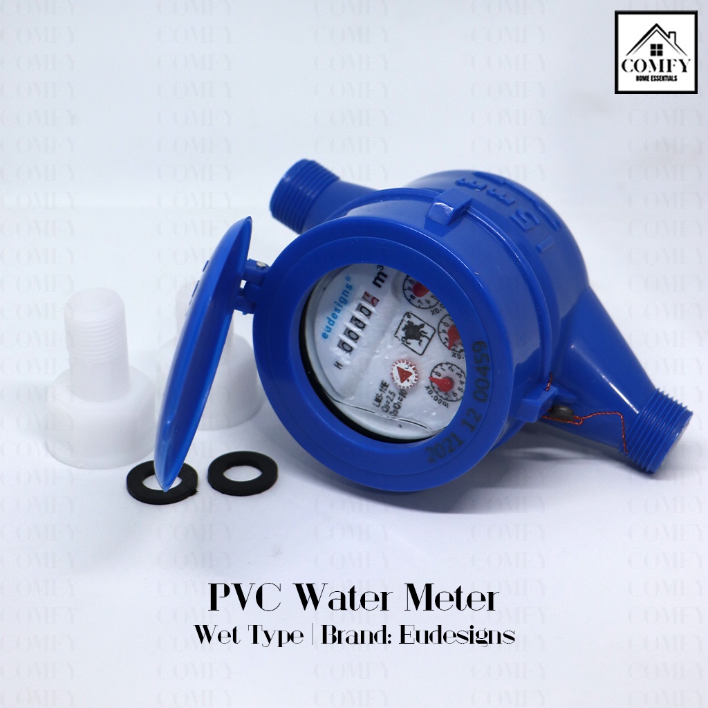 HEAVY DUTY Brass Body/Brass Plated/PVC Water Meter Household Sub Meter ...