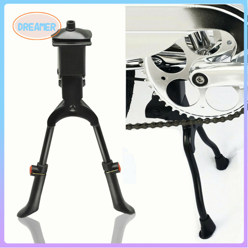 Bicycle Adjustable Double Leg Center Stand Steel Bike Kickstand Stand For  26