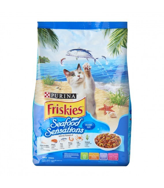 friskies seafood sensations dry cat food