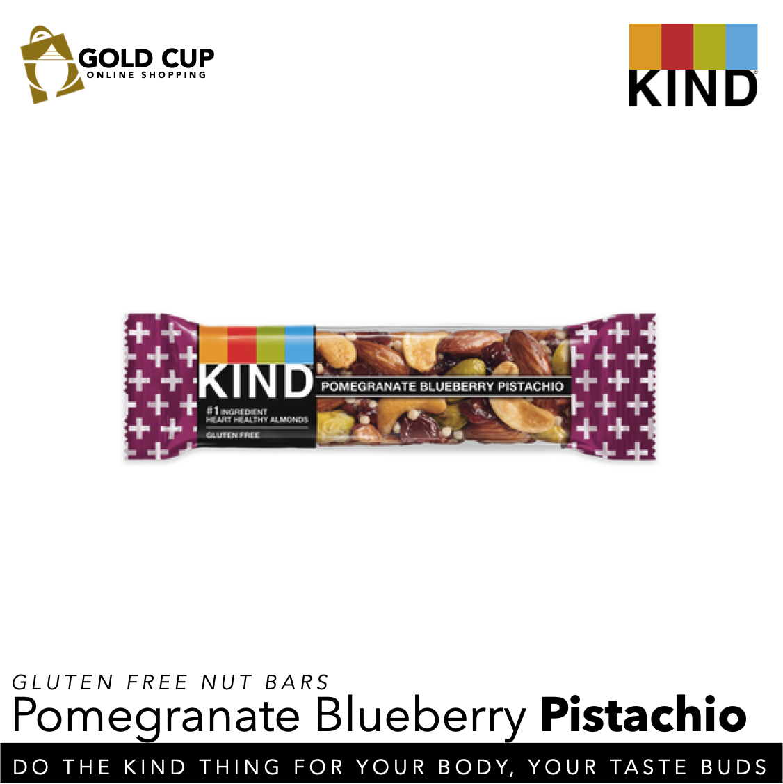 Kind Pomegranate Blueberry Pistachio Plus Bar 40g (KIND Nut Bars