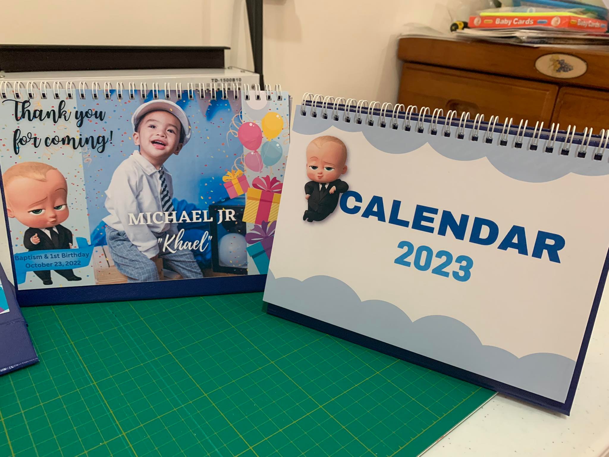 A5 Personalized Desk Calendar 2023 Hardbound Standee Gift Giveaways