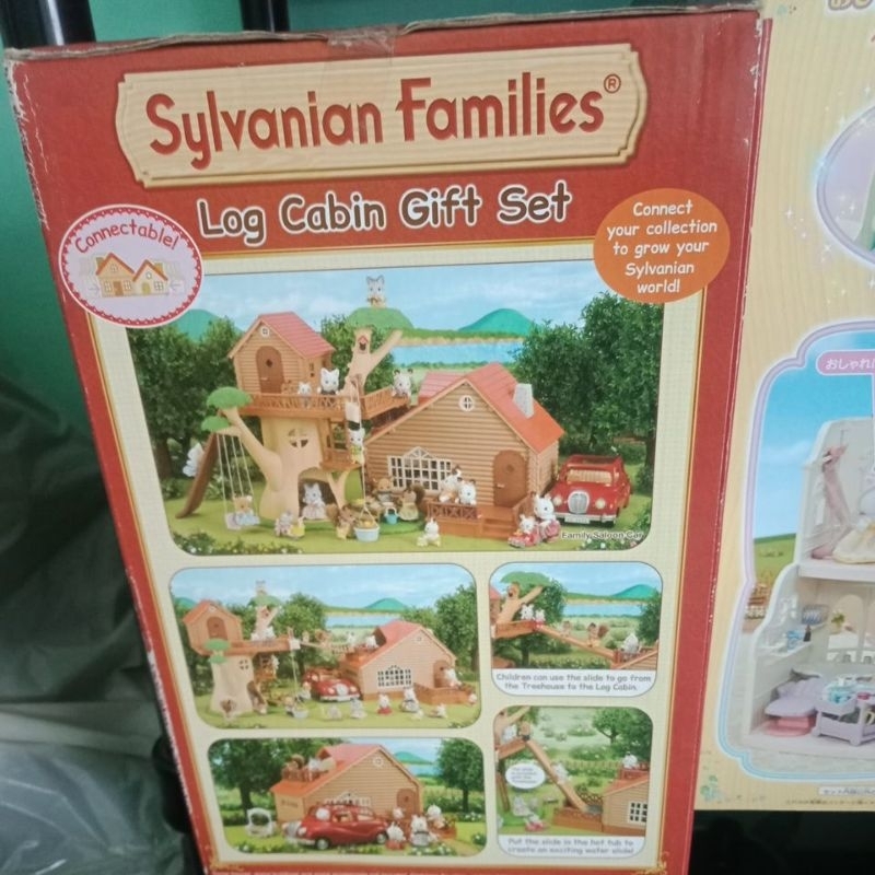 Sylvanian Families Log Cabin Gift Set Doll House and Furniture Wood Dollhouse Family For Dollhouse Sylvanian Families Toys Shop Farmhouse Dollhouse Lazada Lazada PH