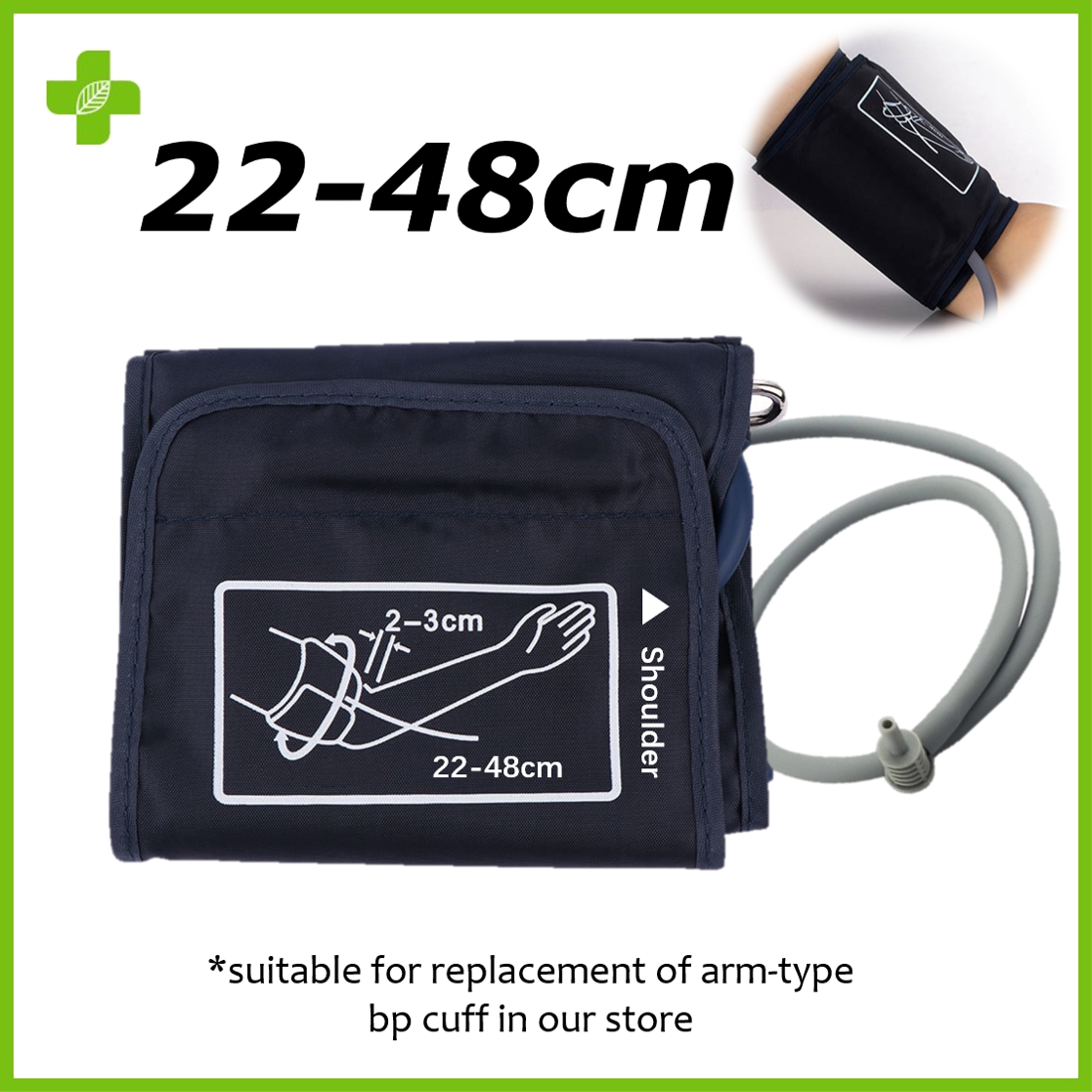 22-48cm Extra Large Size Cuff Blood Pressure Monitor Cuff Big Arm