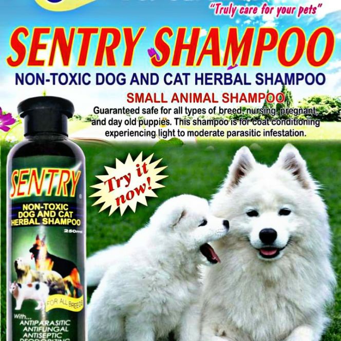 sentry dog shampoo