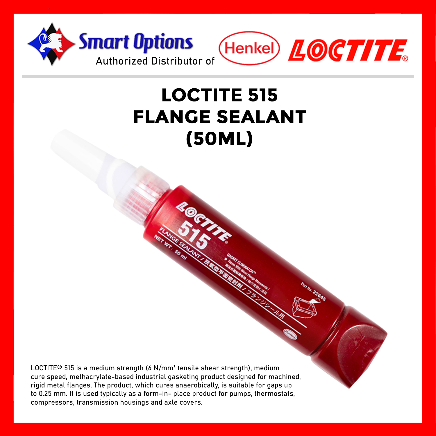 Loctite 515 Gasket Eliminator 50mL 1 tube Lazada PH