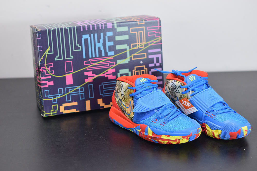 Nike Kyrie 6 'Neon Graffiti' Men 's Basketball Shoes White Walmart