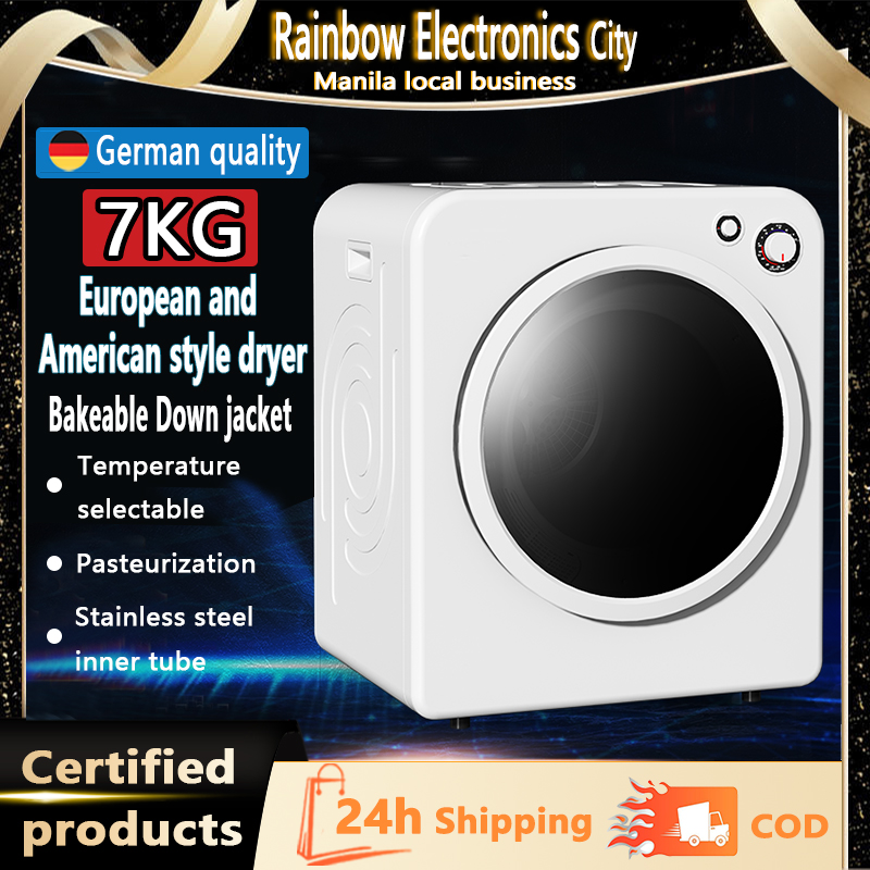 7.5KG Clothes dryer Automatic Tumble Dryer Low Noise High Performance