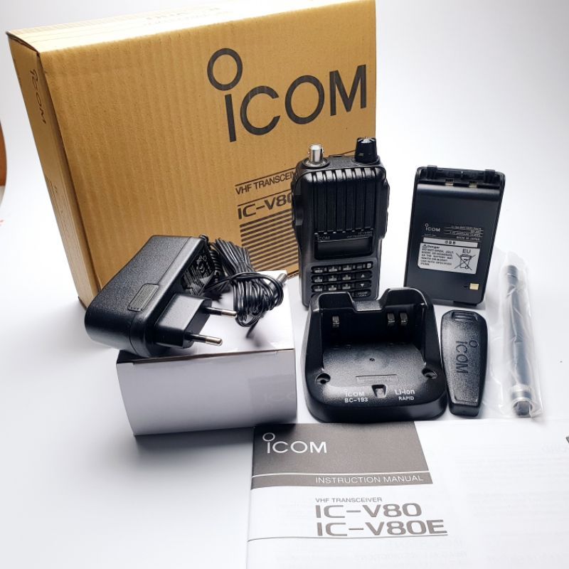 Ht Icom V Icv Ic V Lithium Vhf Handy Talky V Ori New Japan