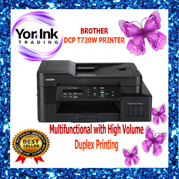 Brother DCP T720DW All in 1 Refill Tank System Colored Printer Wifi ...