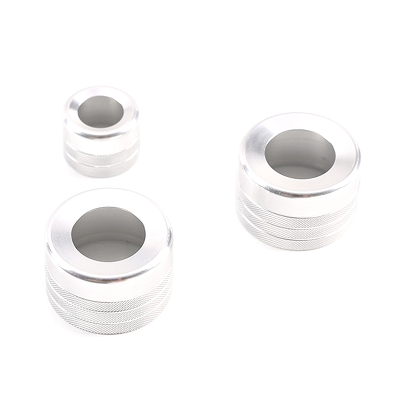 Air conditioner knob audio volume tune button trim cover ring for bmw x5 x6 e70 e71 f15 f16 2014-2018