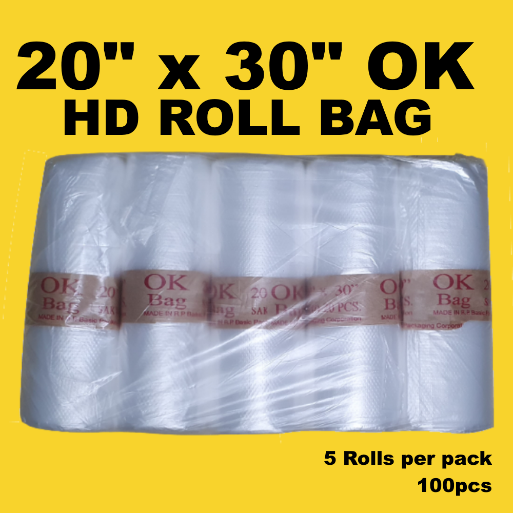 Pcs X Ok Laundry Plastic Bag Pcs Multi Purpose Hd Roll Bag