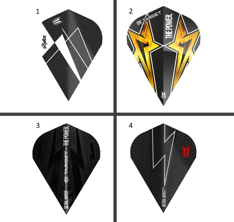Dart Flights Target Phil Taylor 100 Microns VaporS Flights Lazada PH
