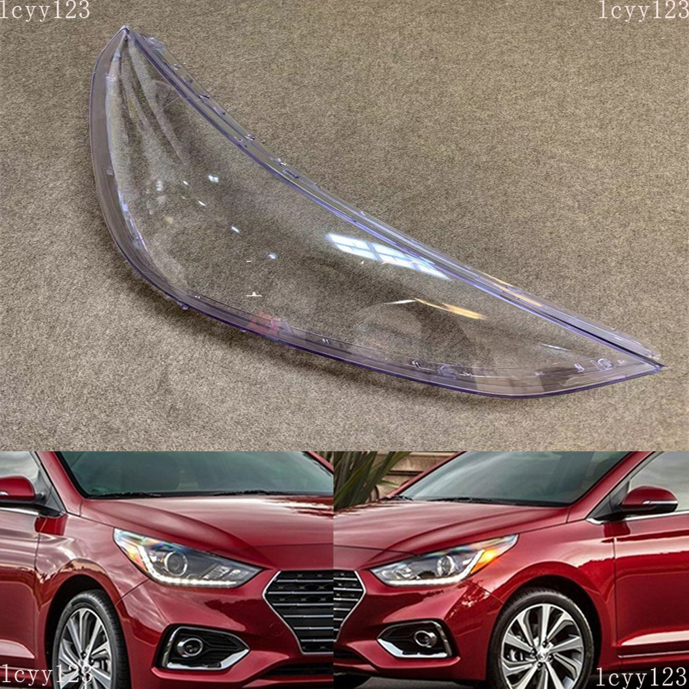 Car Headlight Lens For Hyundai Accent 2018 2019 2020 Car Headlamp Cover