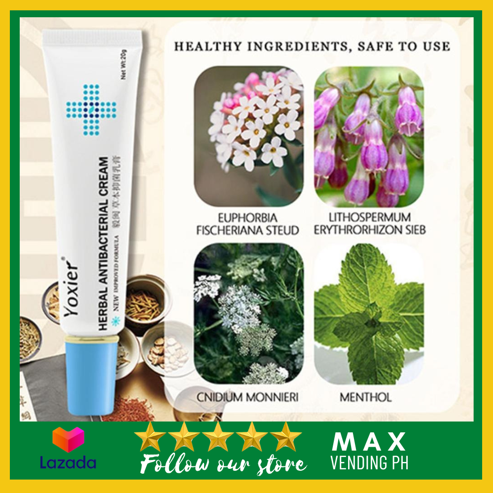 Herbal Psoriasis Relief Cream Antibacterial Itching Eczema Urticaria