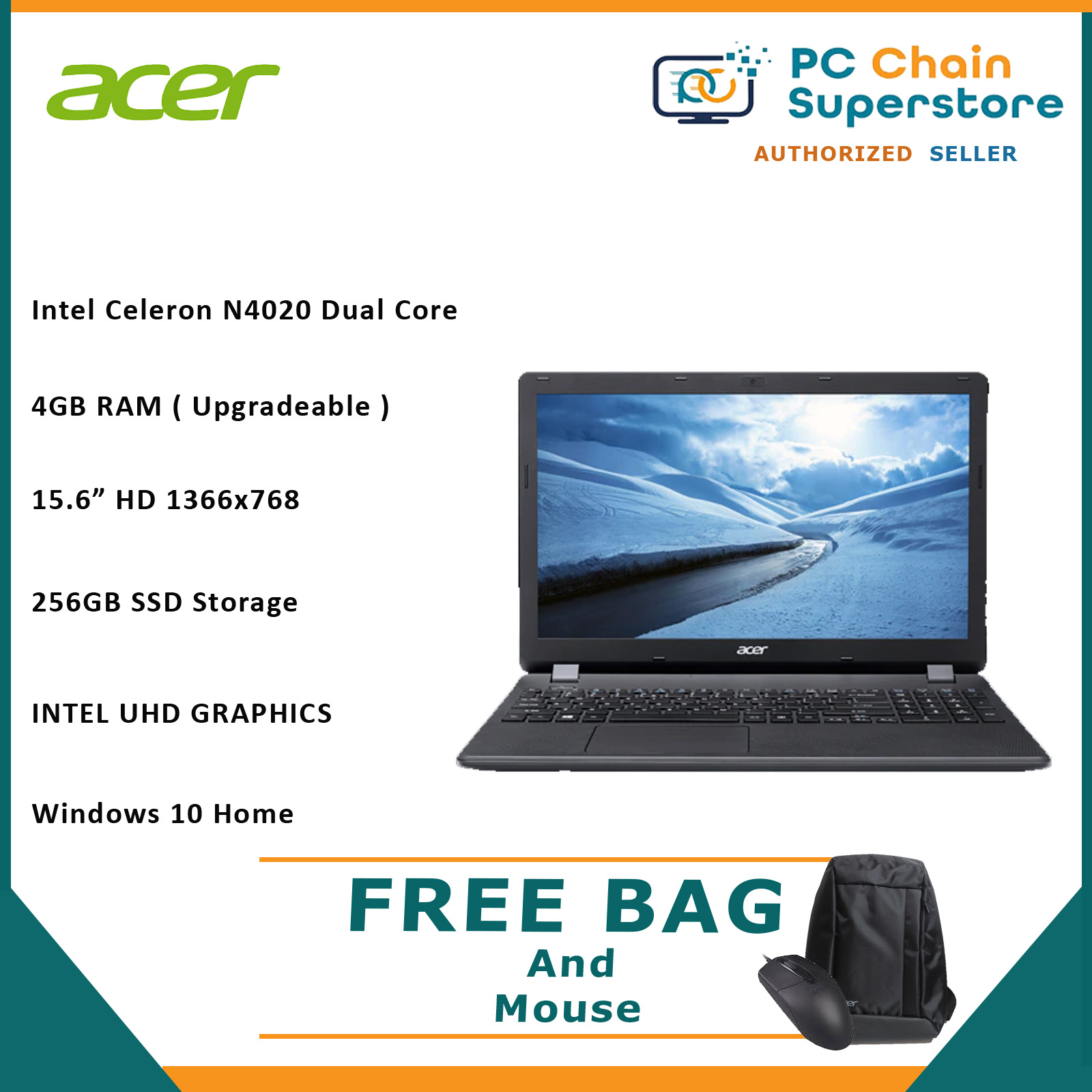 Acer Extensa EX215-31-C0DZ Laptop -- 15.6