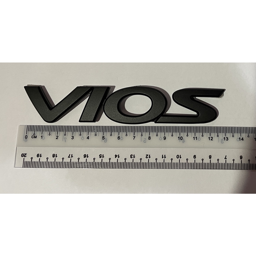 Xuming Emblem Toyota black Vios TRD Logo Matte Black
