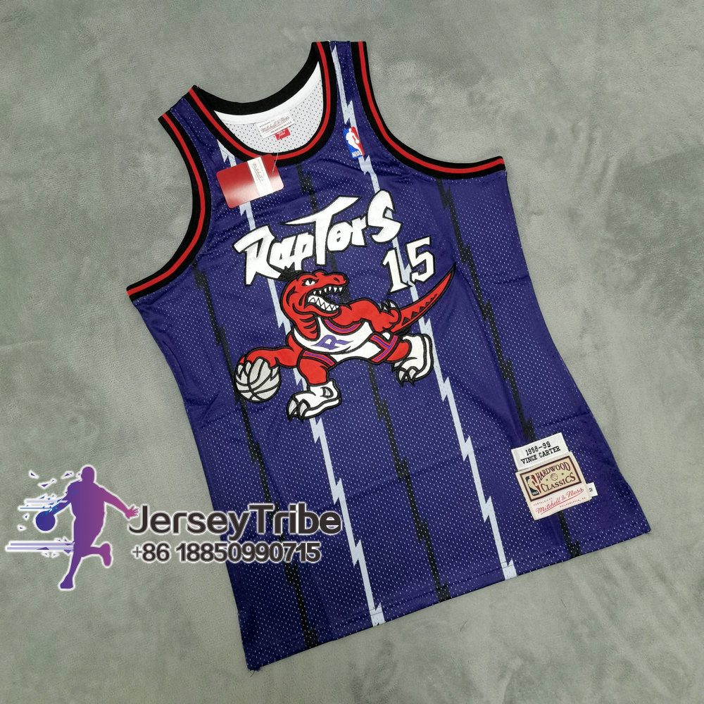 Toronto Raptors Vince Carter 15 Jersey Tank Top Basketball Retro embroidery Vest 