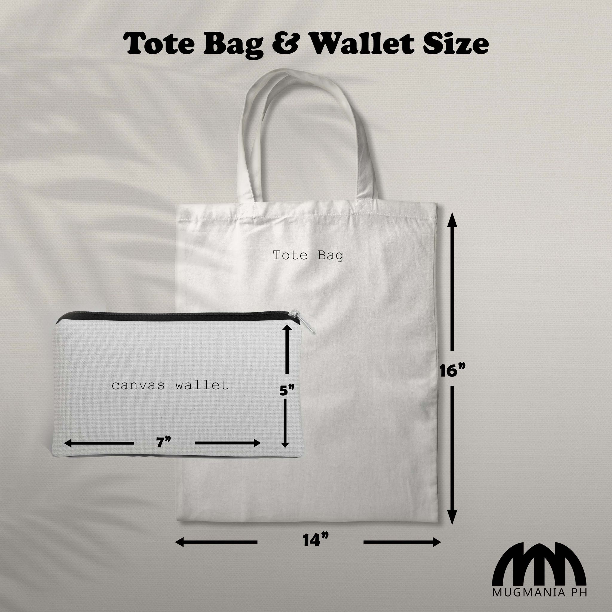 Bundle Promo - Mugmania - BTS Kim Taehyung  V  Tote Bag and Canvas Wallet  V2