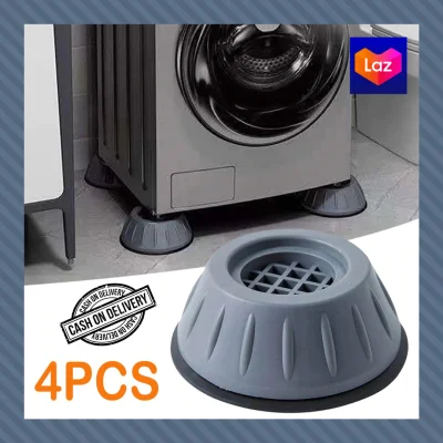 4pcs Anti Slip Washing Machine Feet Mats Refrigerator Dryer Anti Vibration Pads Universal Washer Pad Home Appliance