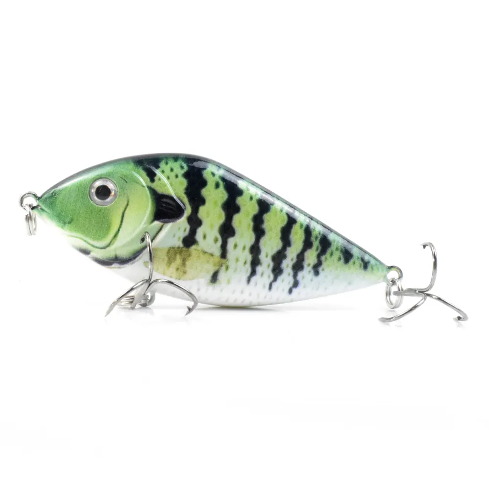 2.8in / 0.5oz Fishing Lure Bionic Hard Bait with Treble Hook Lifelike Artificial Sinking Crankbait Rattle Fishing Lures for Bass Pike Saltwater Freshwater VIB Lures