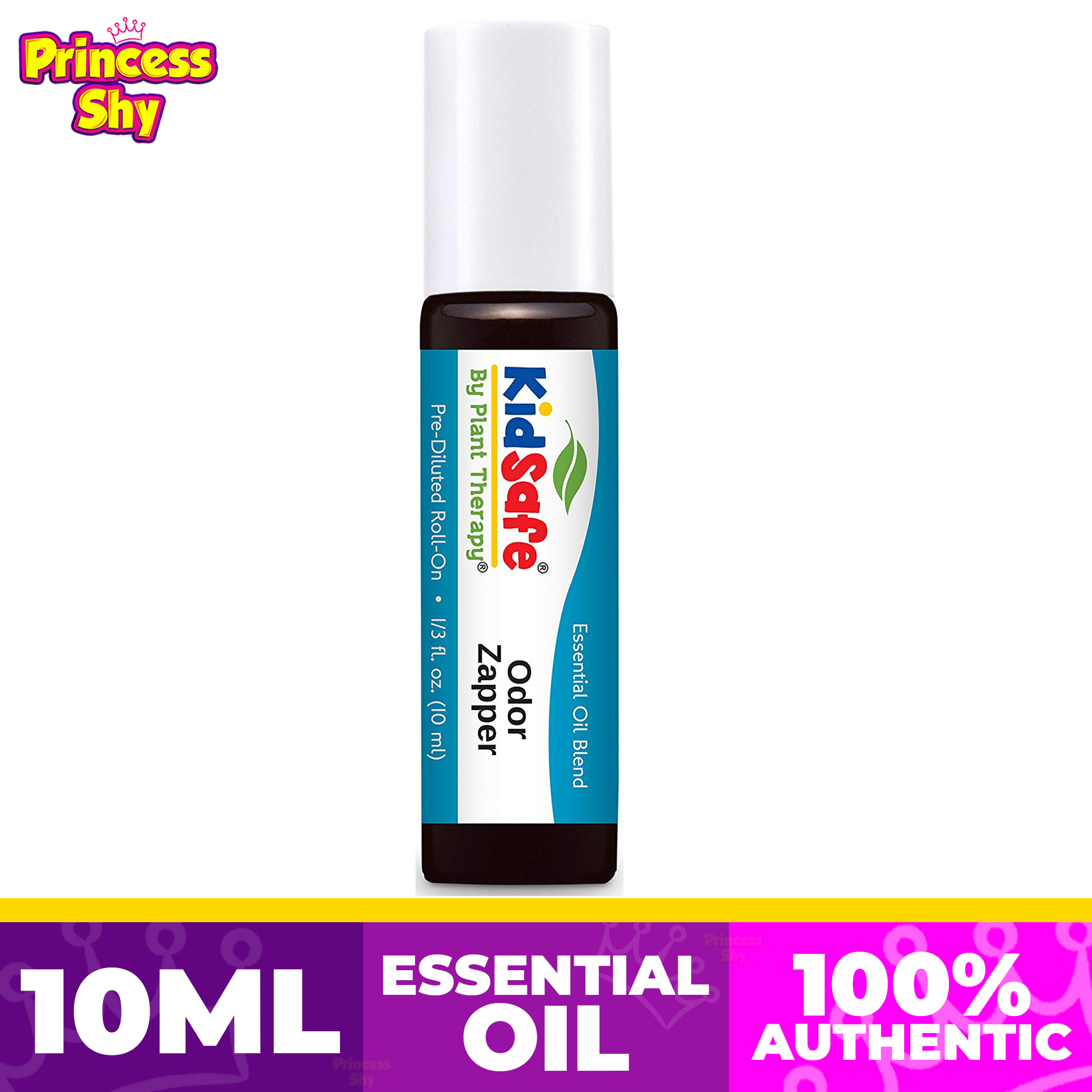 Plant Therapy Odor Zapper Synergy Blend Essential Oil Roll On 10ml