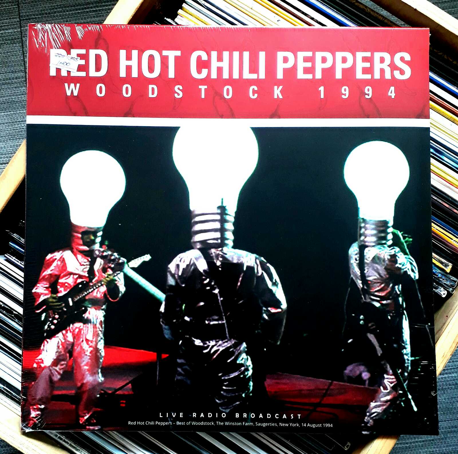 Red Hot Chili Peppers Best of Woodstock 1994 Vinyl LP The Grey