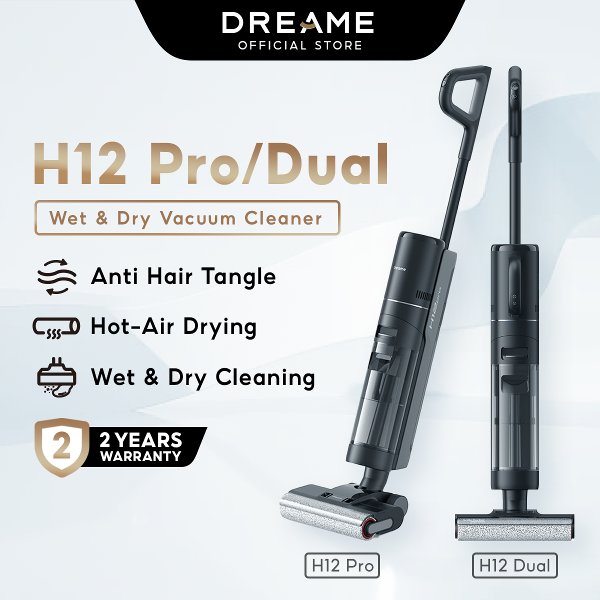 Dreame H12 Pro/Dual Wet and Dry Cordless Vacuum Cleaner 2 Edge